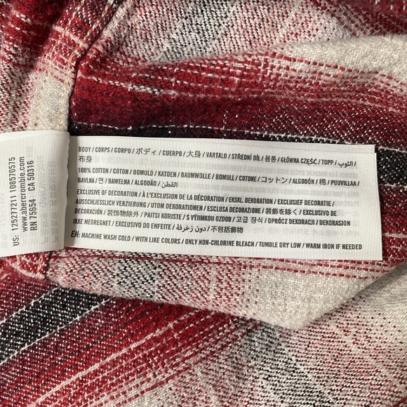 A&F Oversized Flannel (Men's L) - Picture 4 of 4